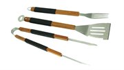 Three Piece Stainless Steel BBQ Grilling Set